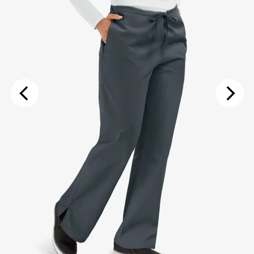 Cherokee Women's Charcoal Drawstring Scrub Pants